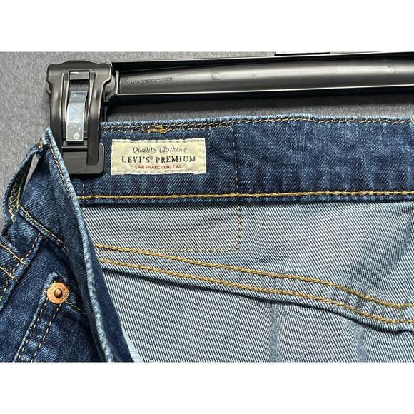 Levi's 505 Jeans Performance Cool Straight-Leg  sz 31x32 streetwear rugged - Picture 5 of 6